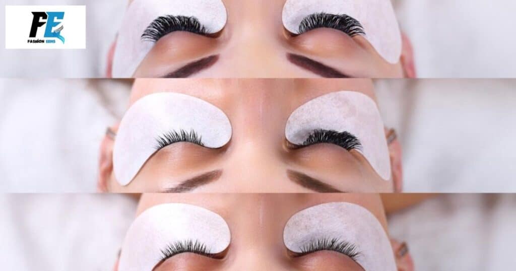 Process of doll eyelash extensions