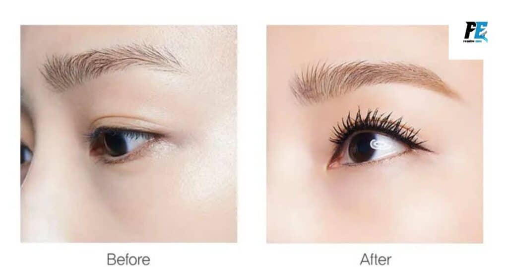 Application and Removal of Mascara With Lash Lift