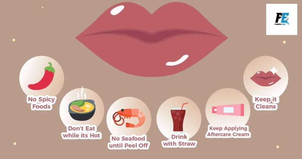 Lip Blush Aftercare Instructions